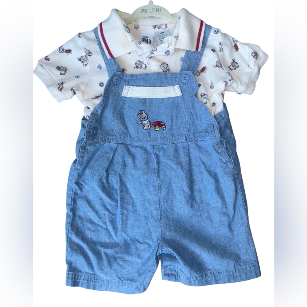 Vintage 2pc baby boy set 24 months - Picture 3 of 4